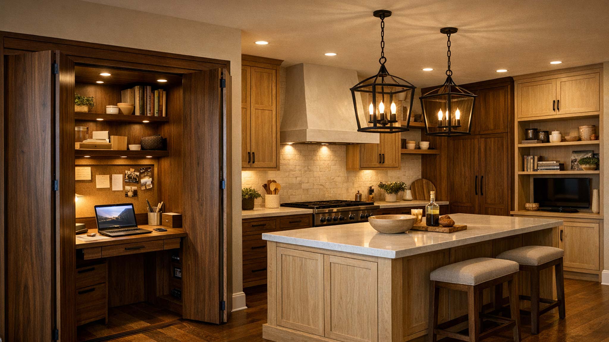 How Custom Cabinetry Can Hide Your Professional Life After 5 PM